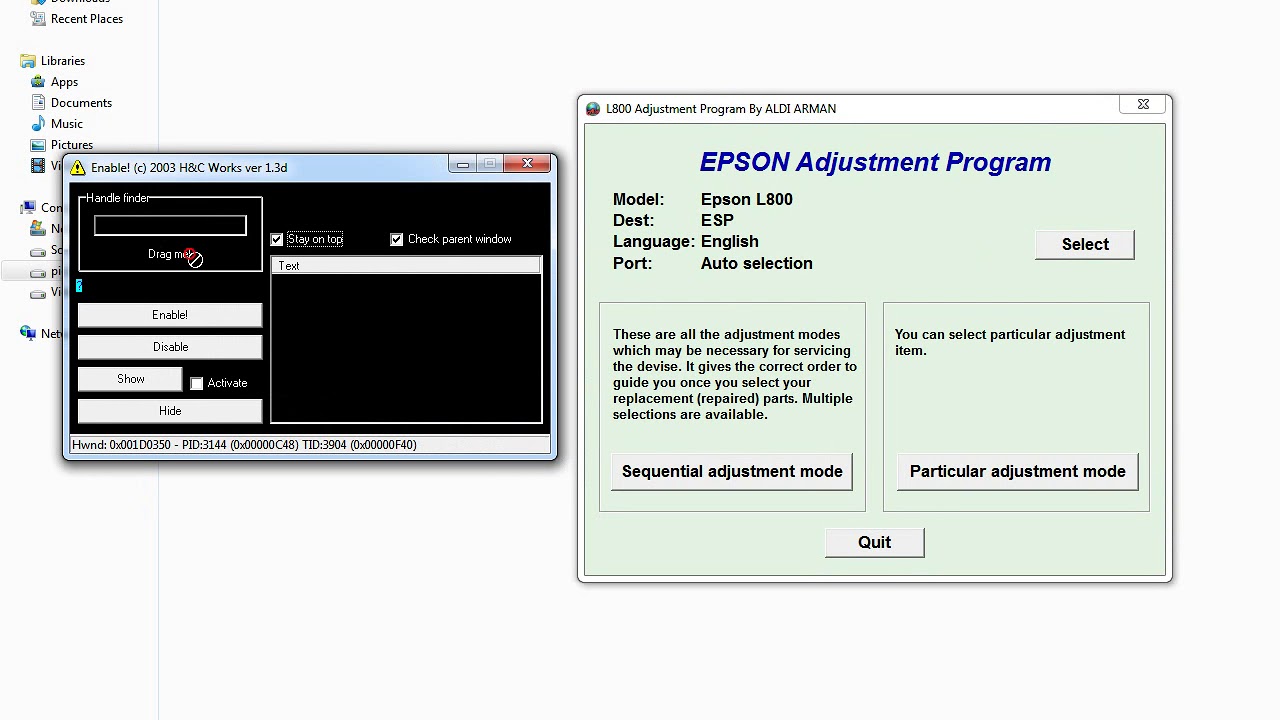 Resetter adjustment program epson adjustment l100 download